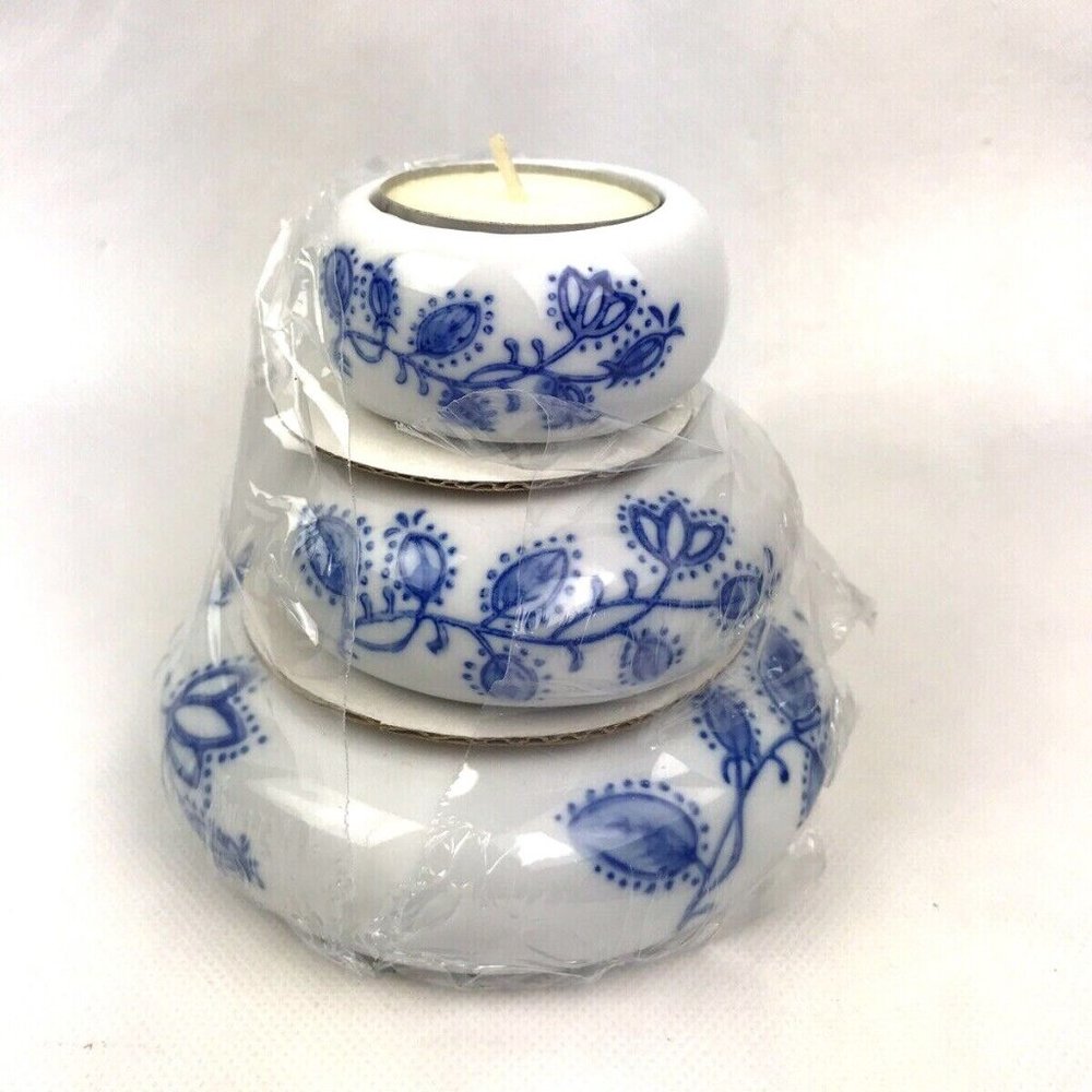 Bombay Tealigth Trio Ceramic 4" Tall